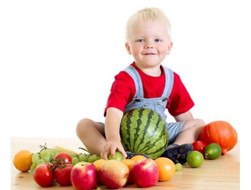 Alimento Saudável para o crescimento da criança