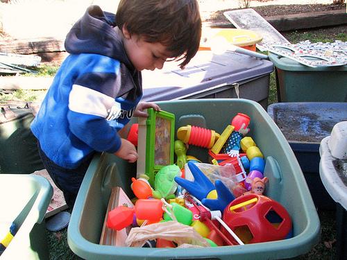 Brinquedos educativos para as crianças do pré-escolar