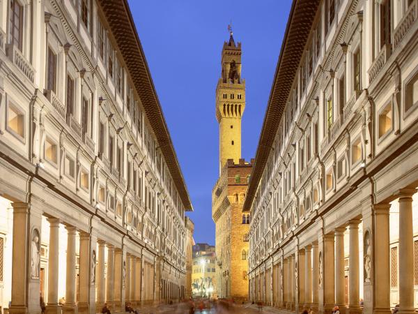 Galeria Uffizi, em Florença