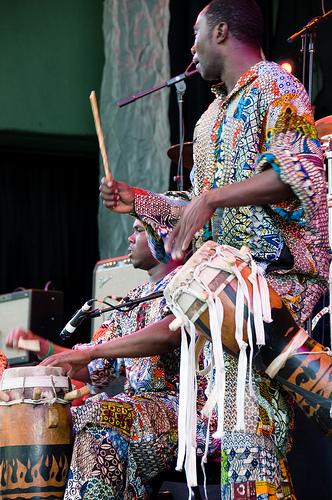 Instrumentos de sopro africanos