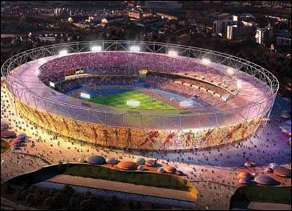O estádio olímpico de londres 2012