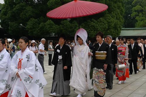 O ritual do casamento japonês