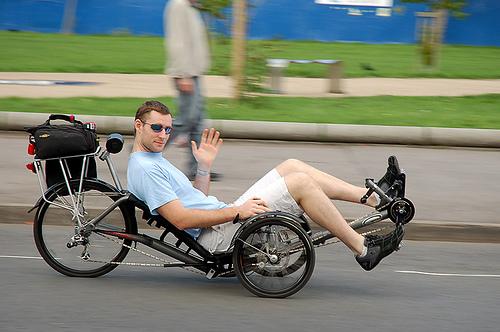 O que é bicicleta uma recumbente