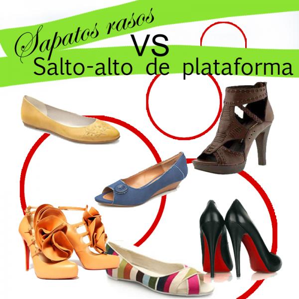 Sapatos Rasos VS Sapatos de alto com plataforma