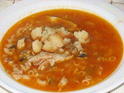 Sopa rica de peixe