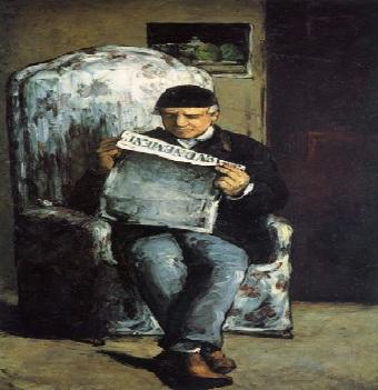 Um retrato de Paul Cézanne
