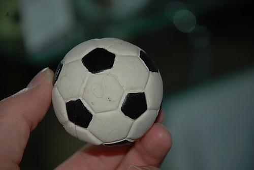 Bolas de futebol decorativas