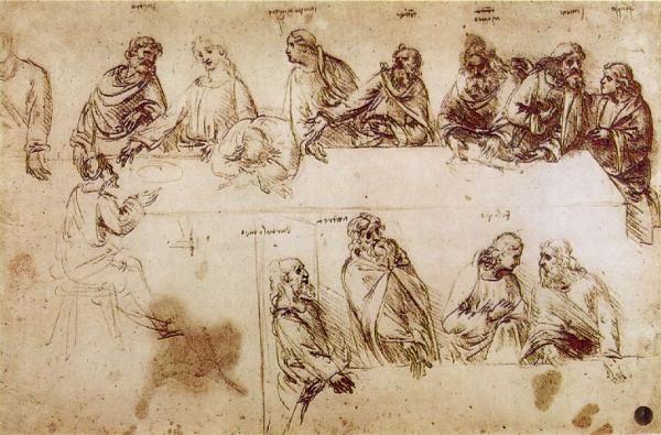 O estudo dos apóstolos na obra última Ceia, de Leonardo da Vinci